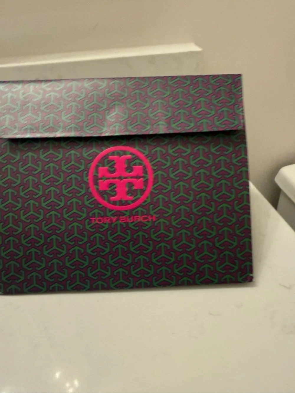 Tori Burch Gift Bag 7x8 Authentic 7x8 Iconic Logo